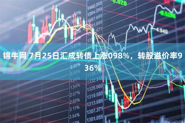 锦牛网 7月25日汇成转债上涨098%，转股溢价率936%
